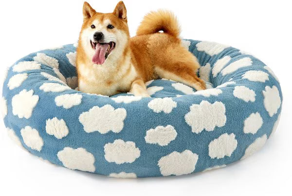 SUPLY Lesure Calming Donut Pet Bed, Large