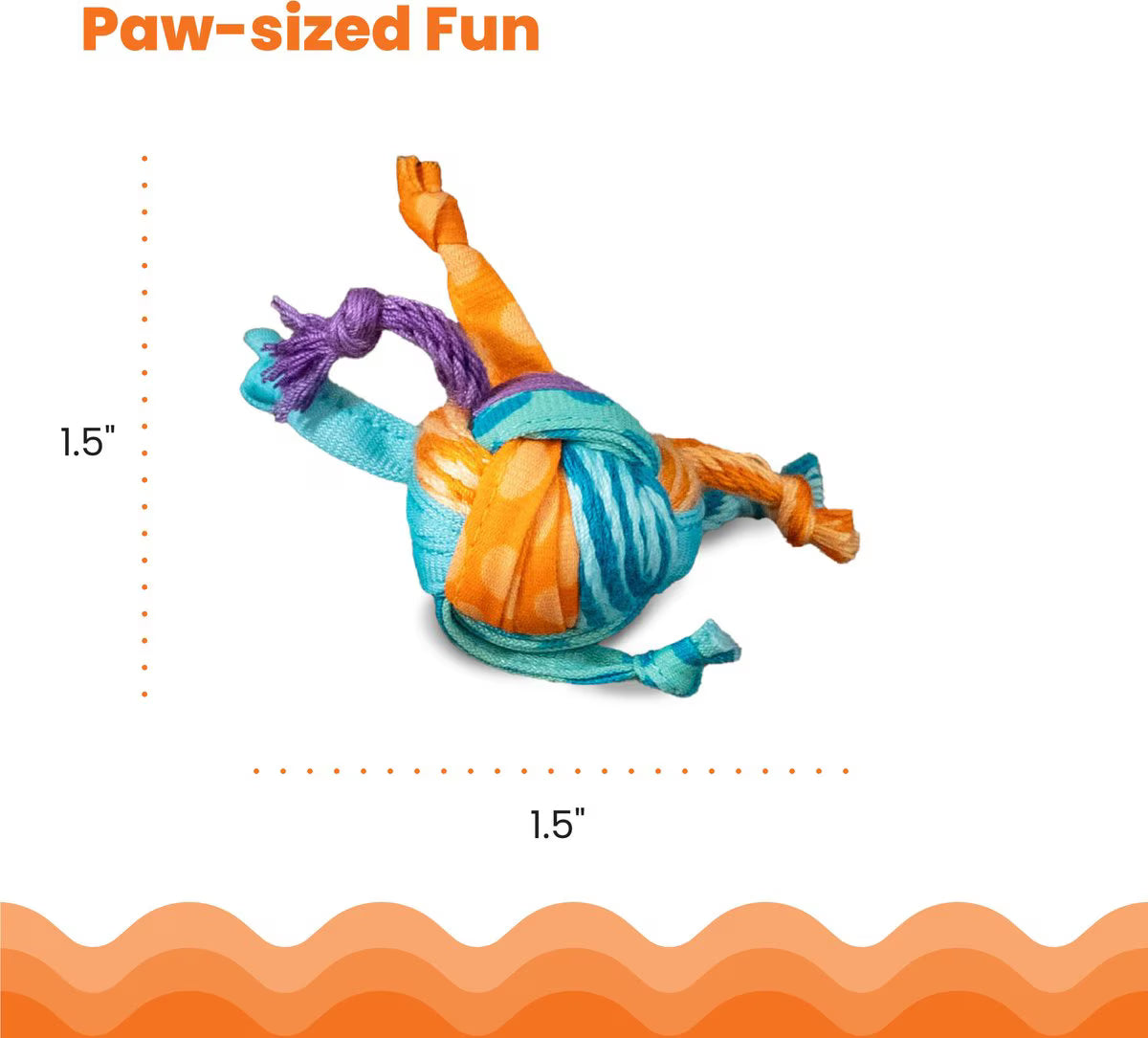 SUPLY Tons of Tails Cat Toy with Catnip, Color Varies