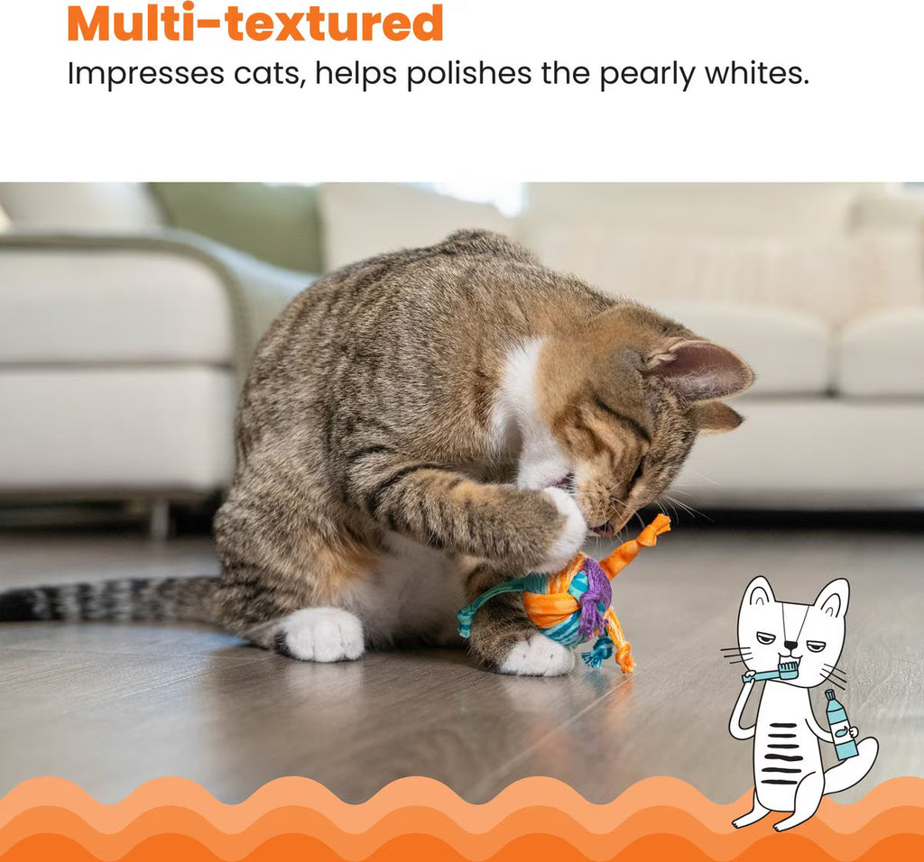 SUPLY Tons of Tails Cat Toy with Catnip, Color Varies