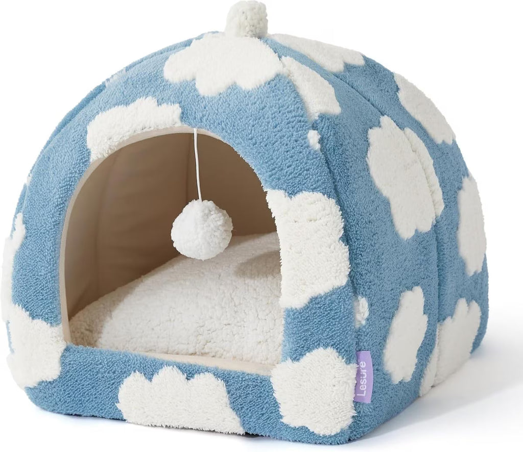 Lesure 2-in-1 Cat Cave Bed