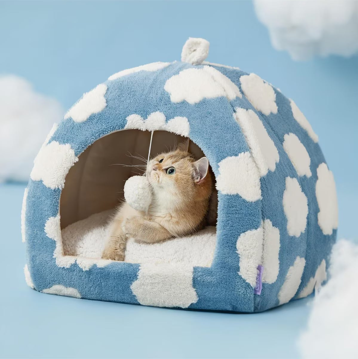 Lesure 2-in-1 Cat Cave Bed
