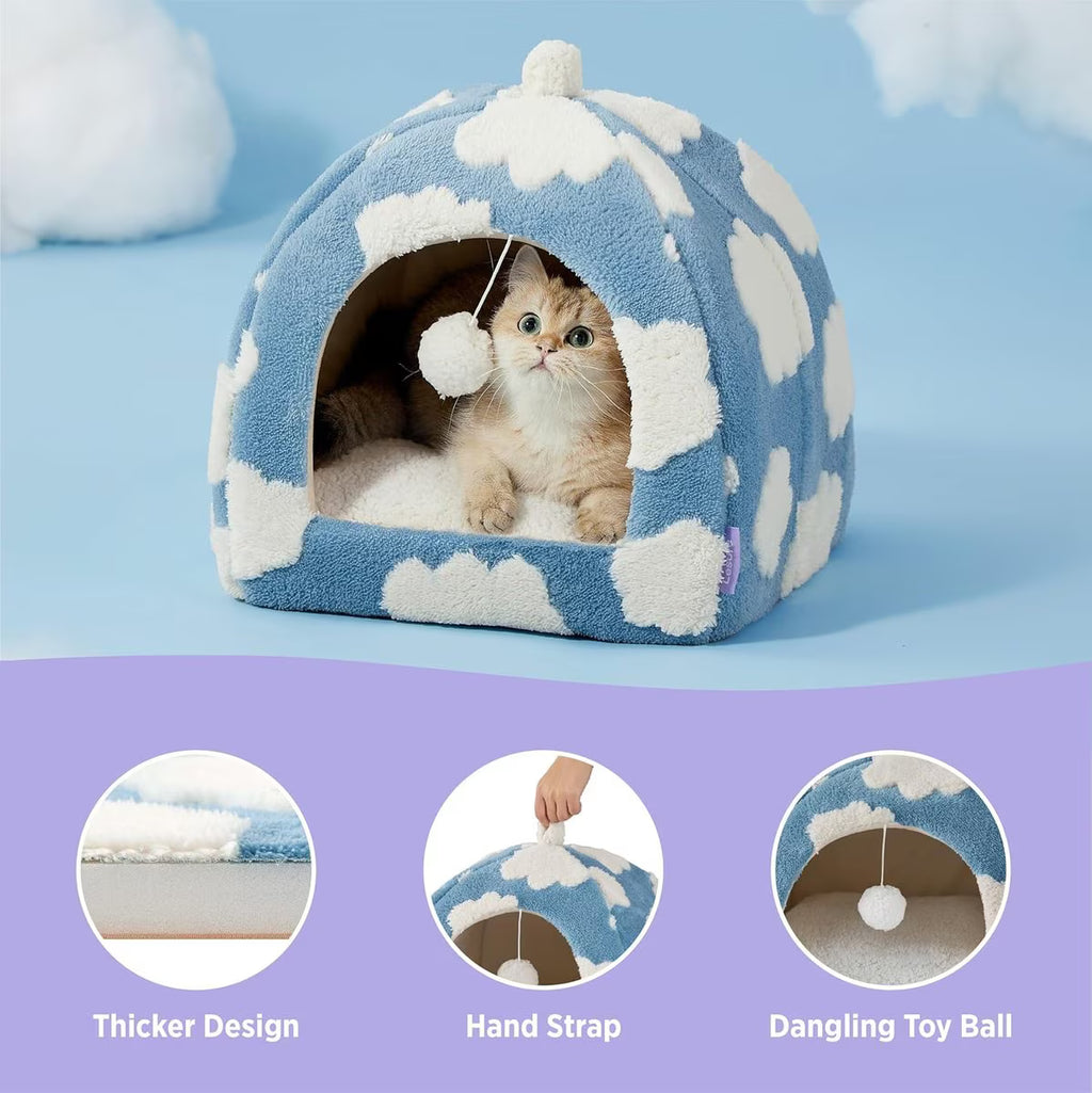 Lesure 2-in-1 Cat Cave Bed