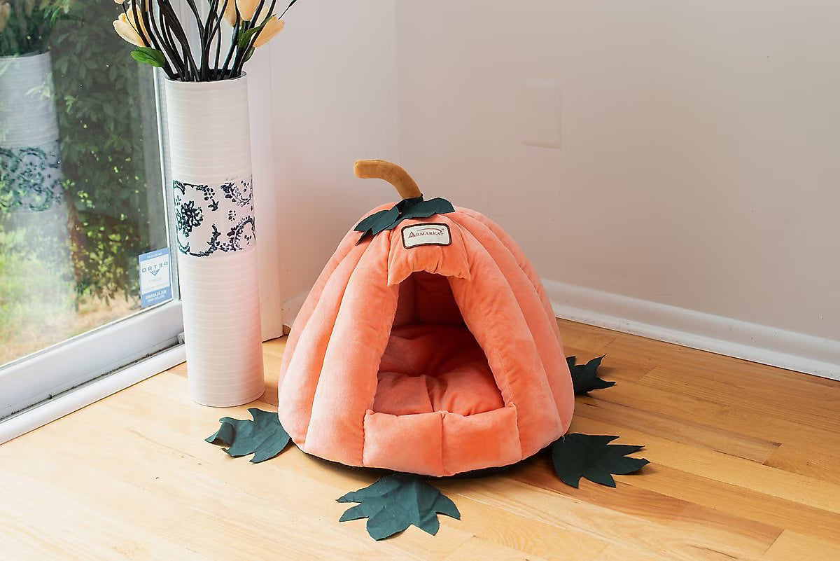 SUPLY Pumpkin Shape Cat Bed