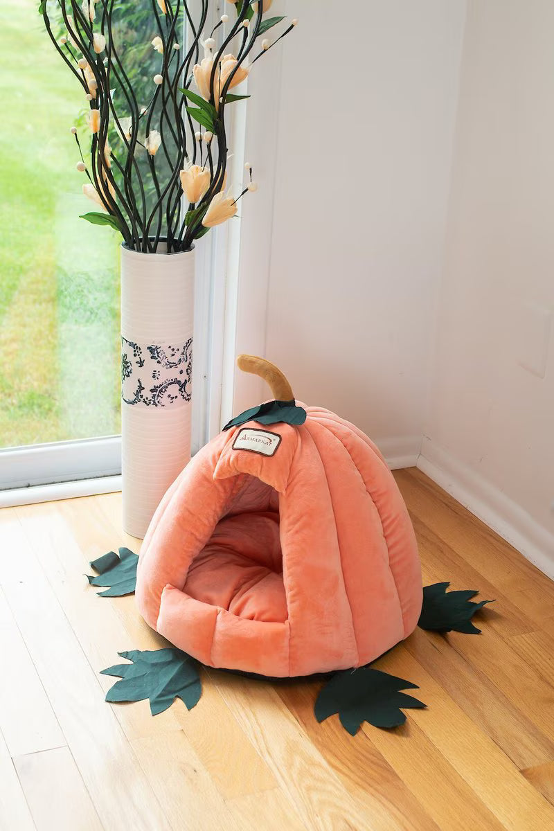 SUPLY Pumpkin Shape Cat Bed