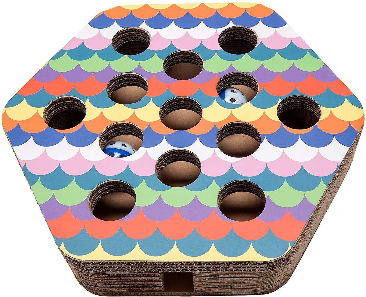 SUPLY Busy Box Cat Scratcher Toy