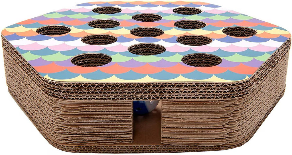 SUPLY Busy Box Cat Scratcher Toy