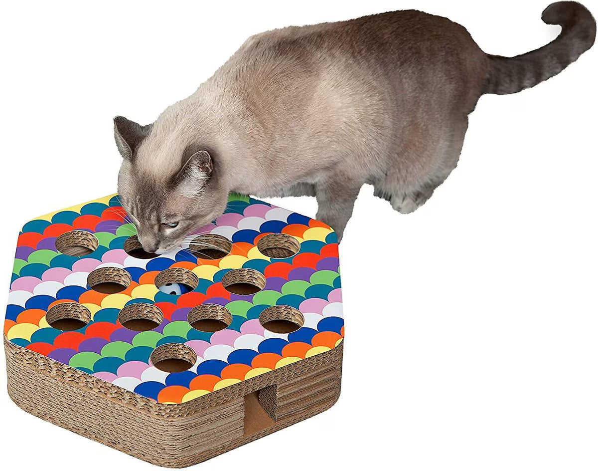 SUPLY Busy Box Cat Scratcher Toy